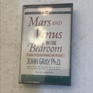 Mars and Venus in the Bedroom romance passion John Gray, PhD Audio Cassette Tape